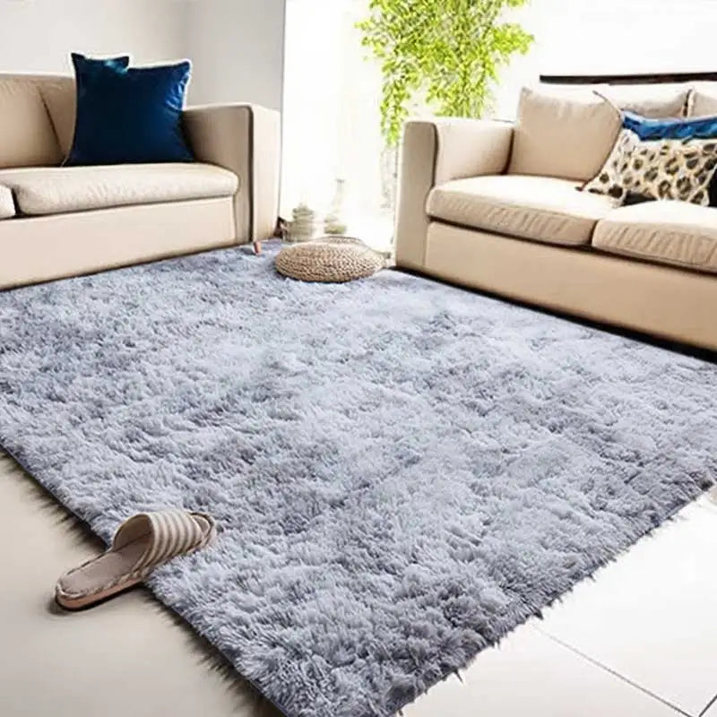 Fluffy Ultra-Soft Non-Slip Rug with Memory Foam Cushion