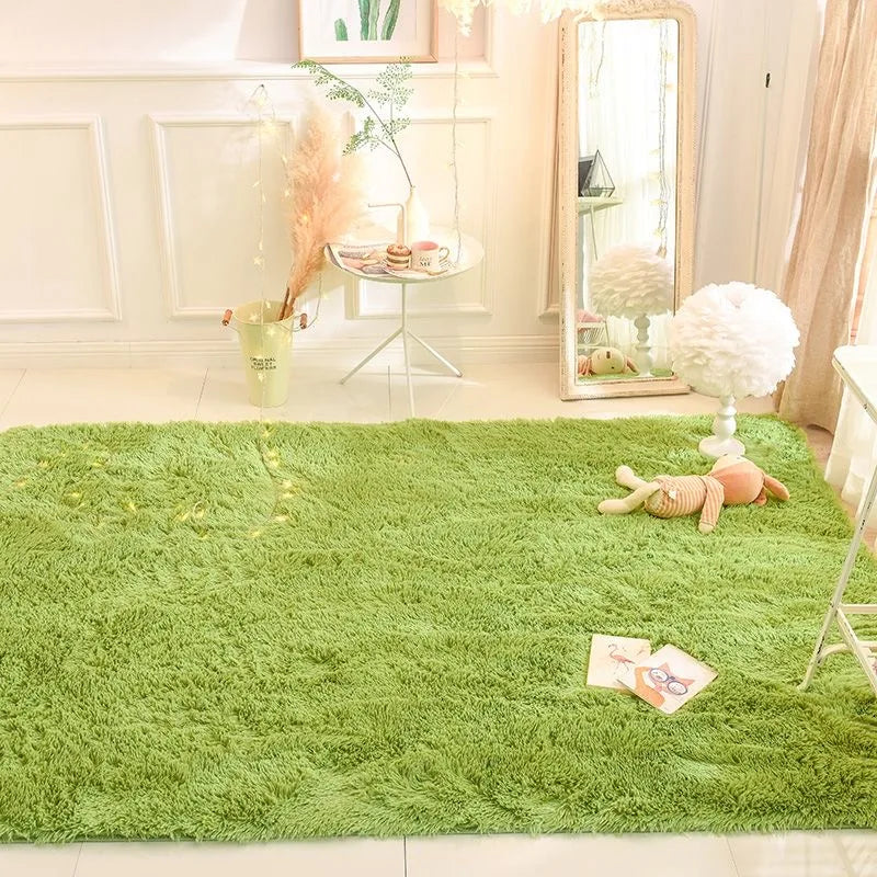 Fluffy Ultra-Soft Non-Slip Rug with Memory Foam Cushion