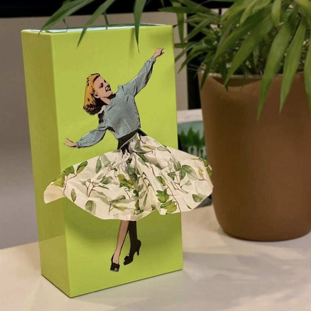 Flying Skirt Tissue Box