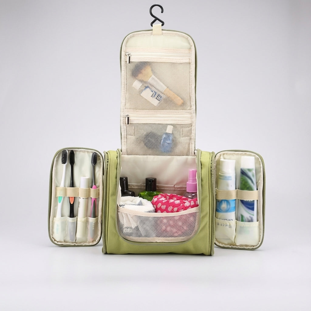 Foldable Hanging Toiletry Bag