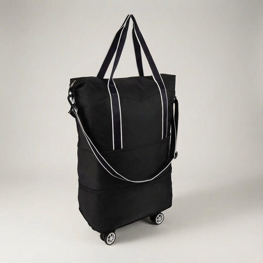 Foldable Rolling Duffle Travel Bag with Wheels – Compact & Flexible