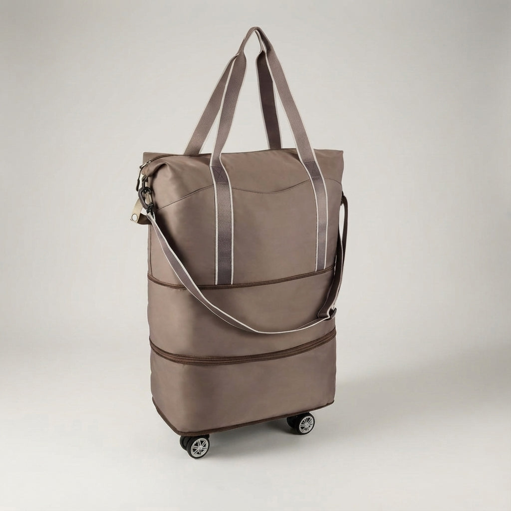 Foldable Rolling Duffle Travel Bag with Wheels – Compact & Flexible