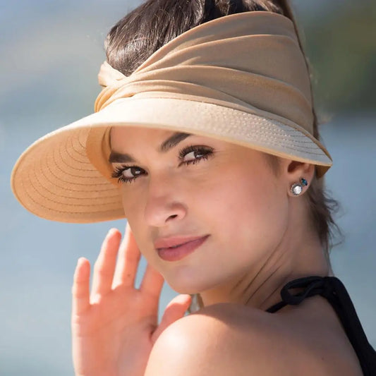 Foldable Wide-Brim Sun Hat with UV Protection - Breathable