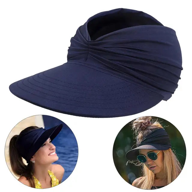 Foldable Wide-Brim Sun Hat with UV Protection - Breathable