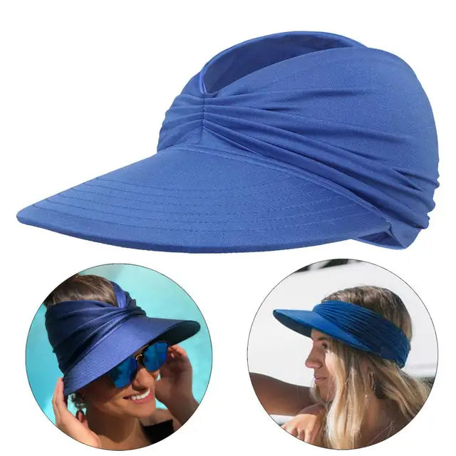 Foldable Wide-Brim Sun Hat with UV Protection - Breathable