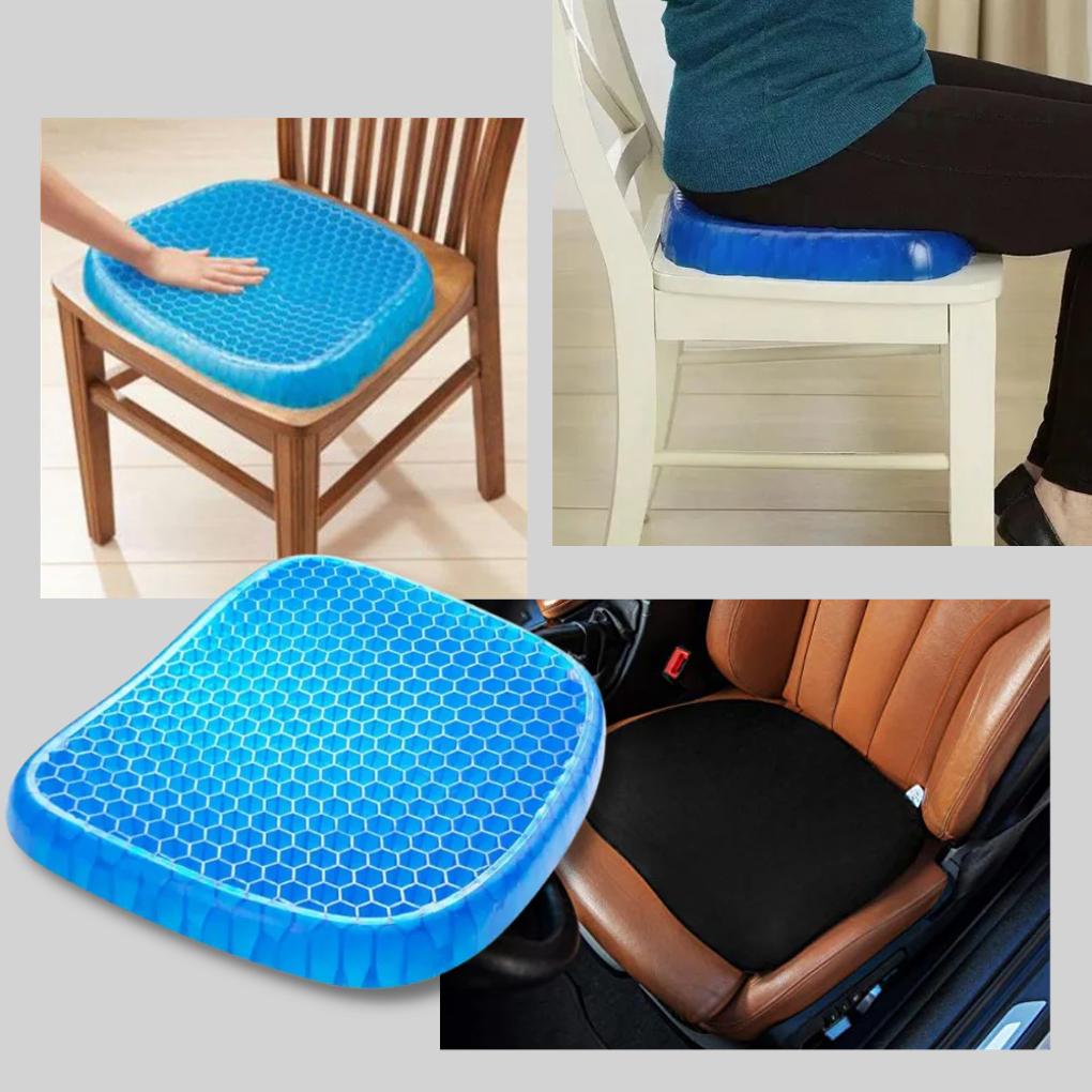 Gel Comfort Seat Pad with Honeycomb Support