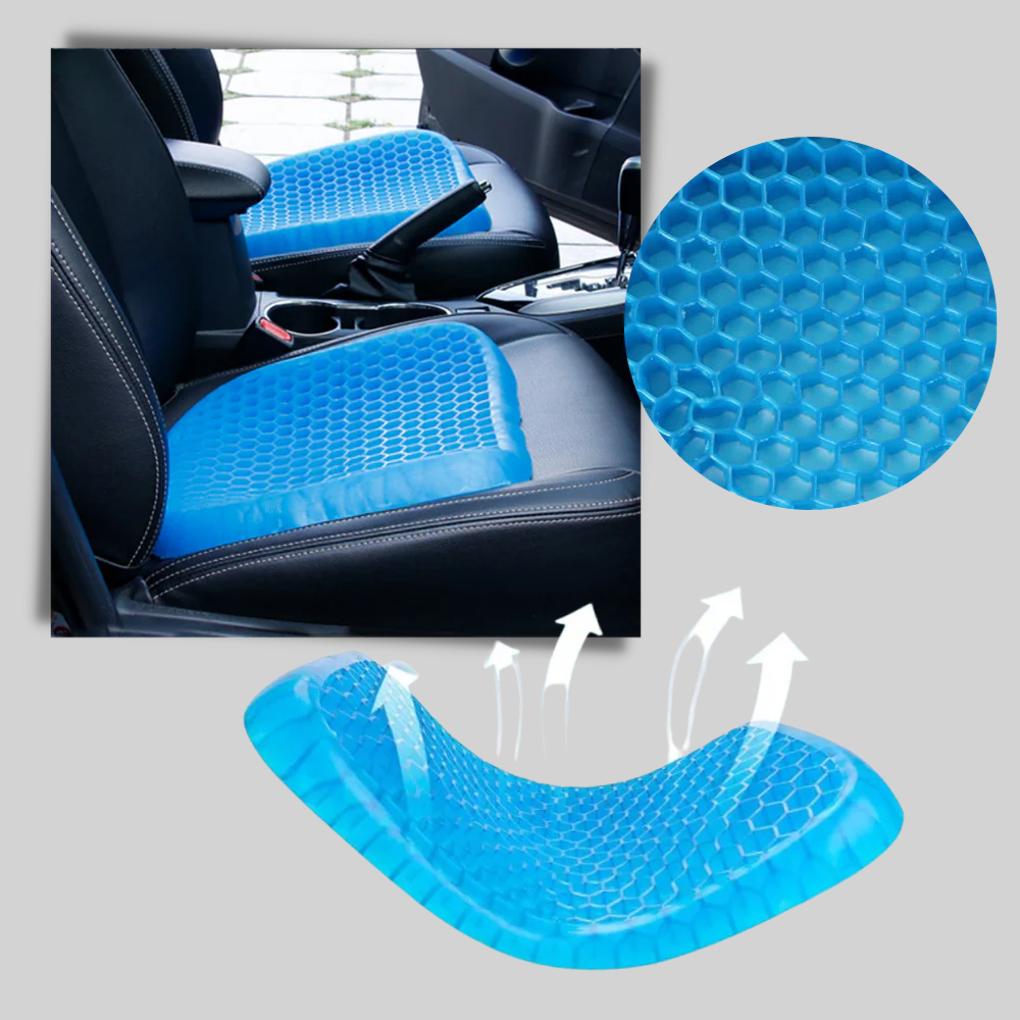 Gel Comfort Seat Pad with Honeycomb Support