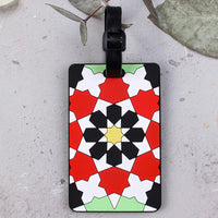 Geometric Pattern Luggage Tag