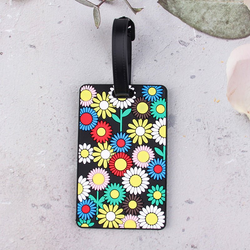 Geometric Pattern Luggage Tag