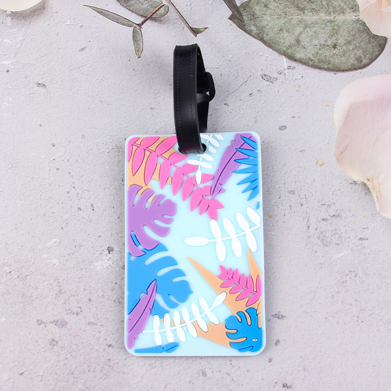 Geometric Pattern Luggage Tag