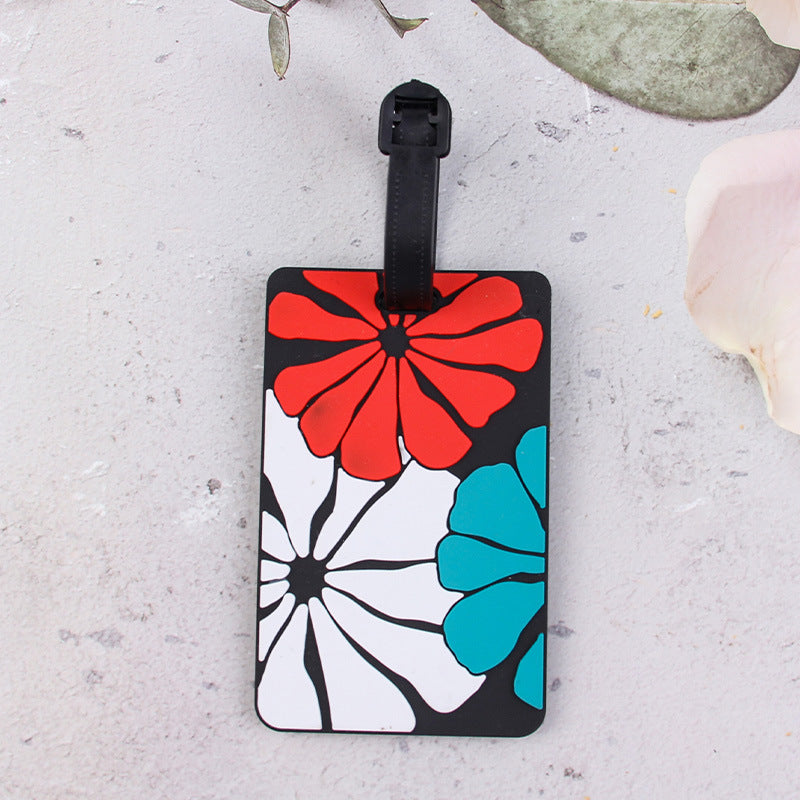 Geometric Pattern Luggage Tag