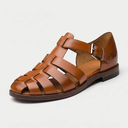 Gladiator Sandals with Buckle