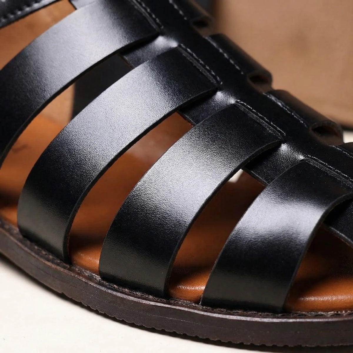 Gladiator Sandals with Buckle