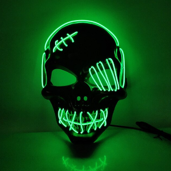 Glowing Horror Vendetta Mask