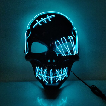 Glowing Horror Vendetta Mask