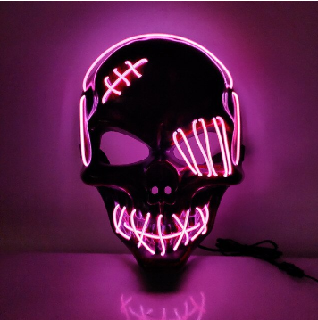 Glowing Horror Vendetta Mask