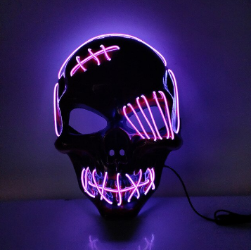 Glowing Horror Vendetta Mask