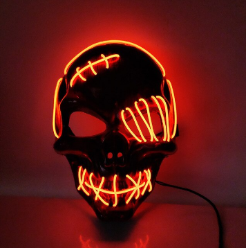 Glowing Horror Vendetta Mask