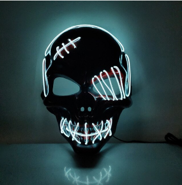 Glowing Horror Vendetta Mask