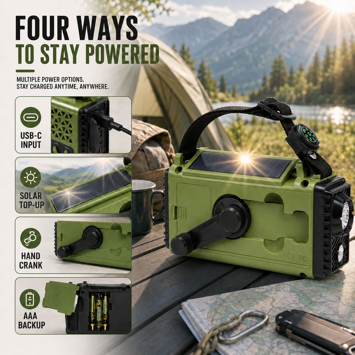 Hand Crank Emergency Radio