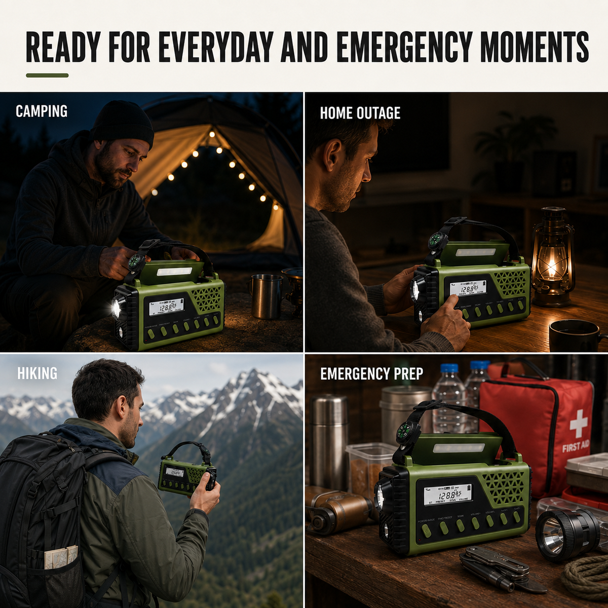 Hand Crank Emergency Radio