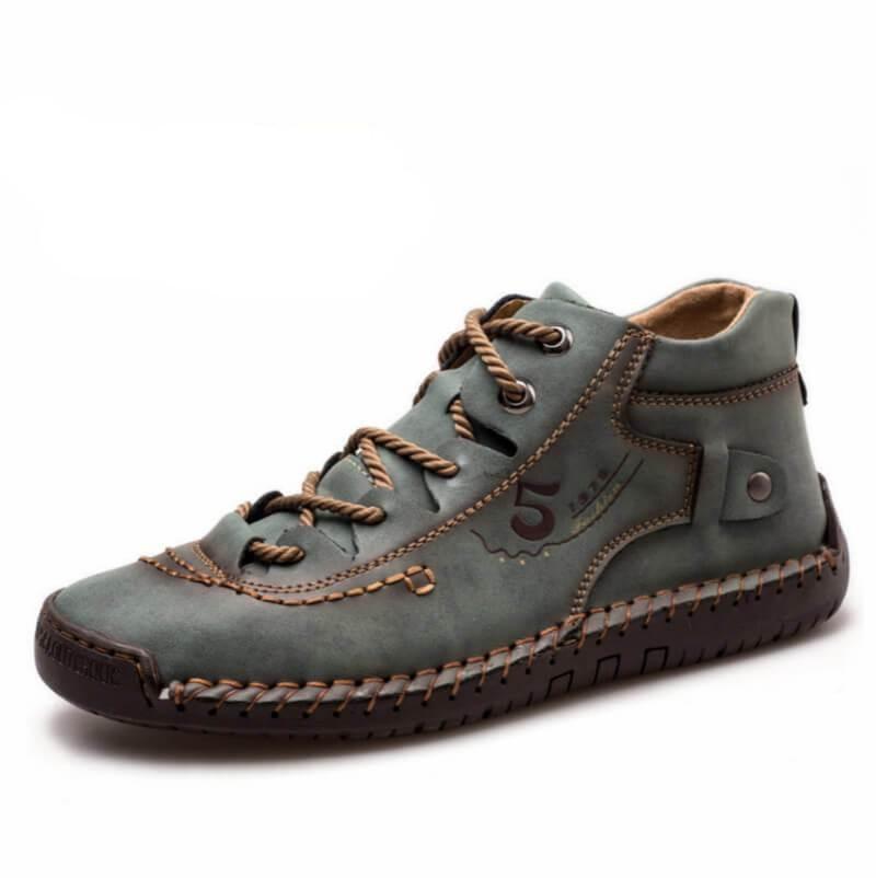 Hand-Stitched Vintage Ankle Boots