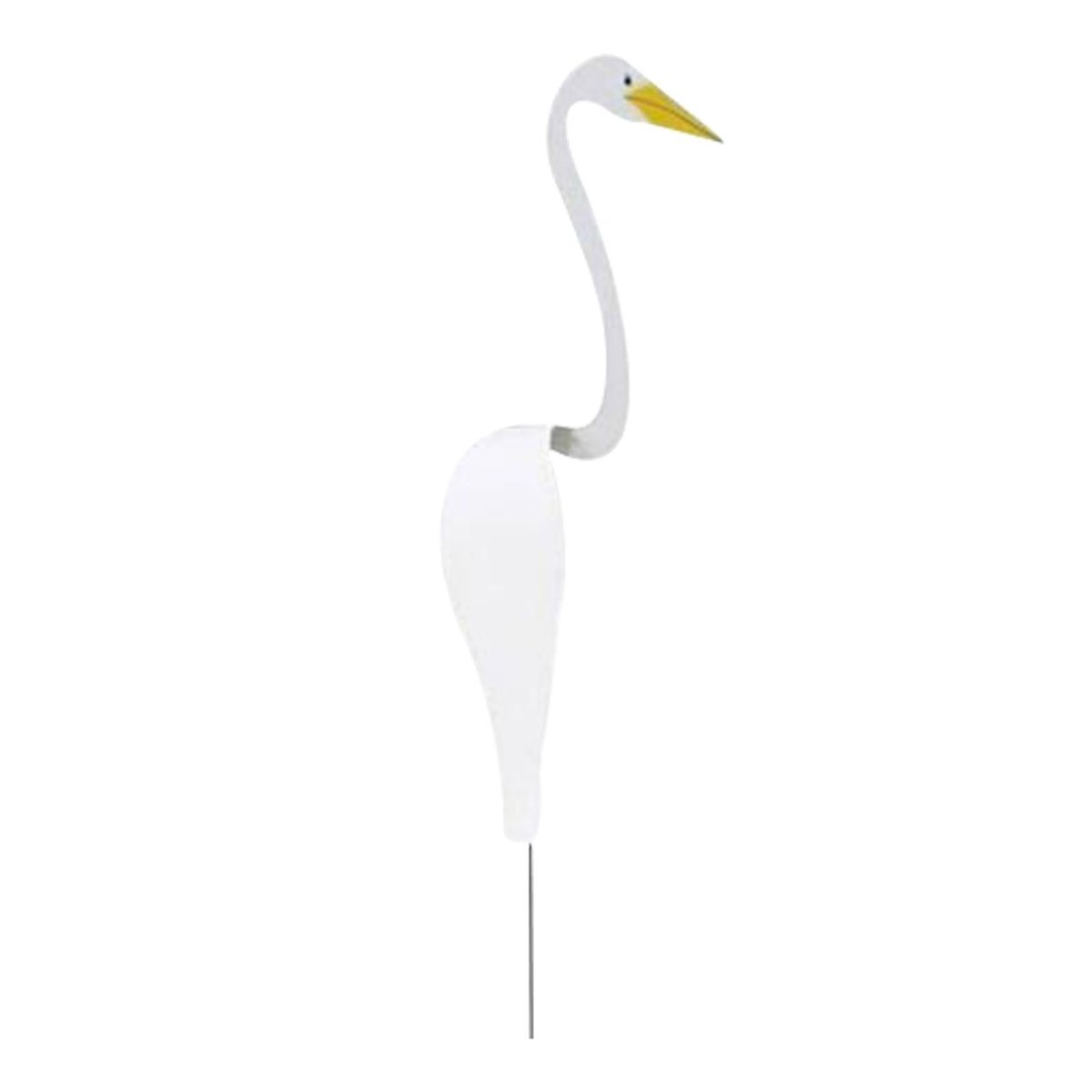 Handcrafted Aluminum Flamingo Garden Decor & Wind Indicator