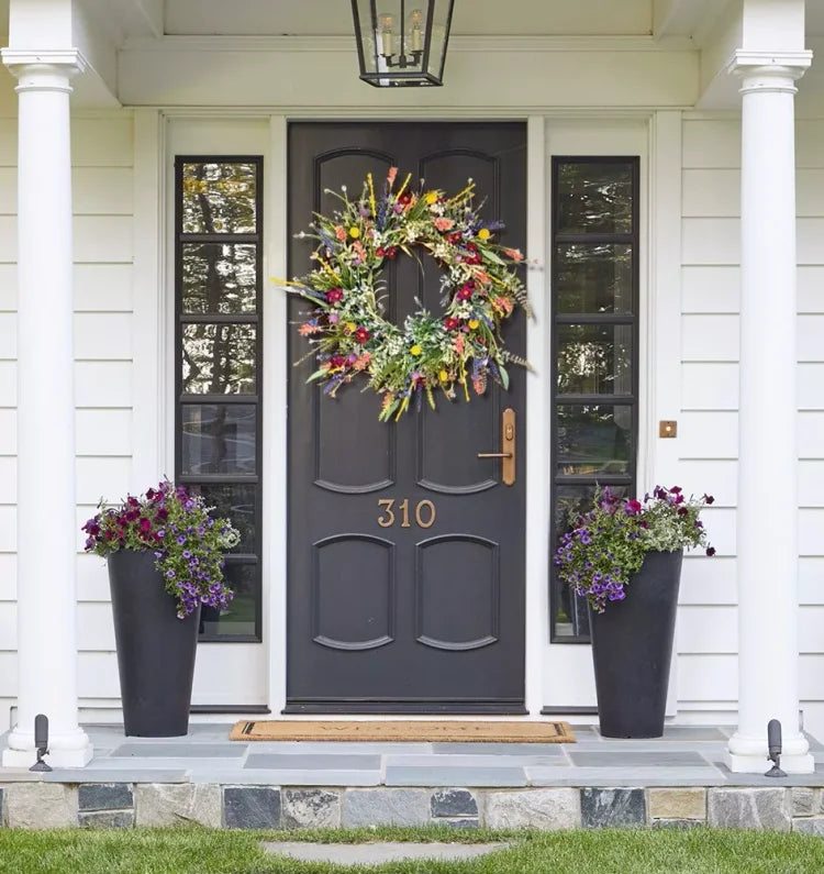 Handmade Texas Wildflower Wreath - Natural Decor