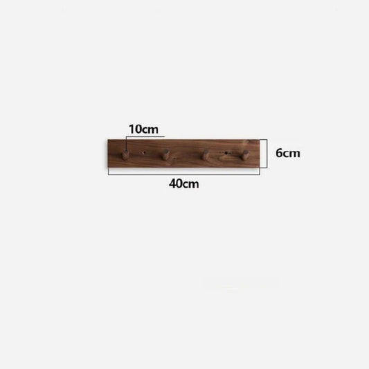Handmade Wooden Japandi Design Coat Rack