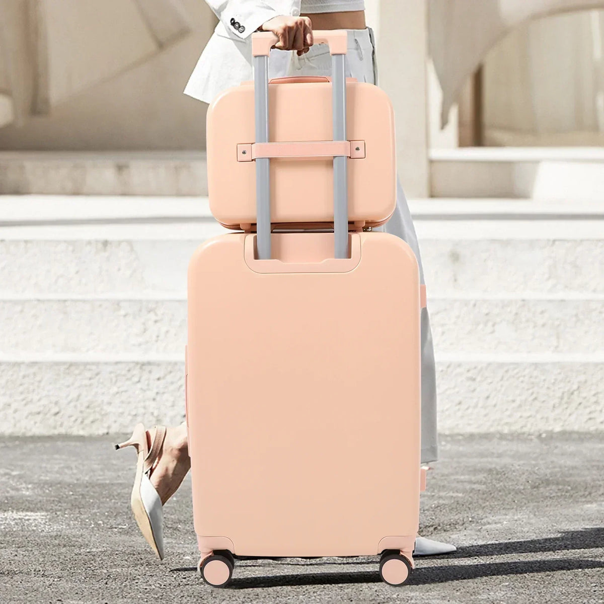 Hard Shell 2-Piece Luggage Set