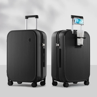 Hardshell Suitcase with Cup Holder
