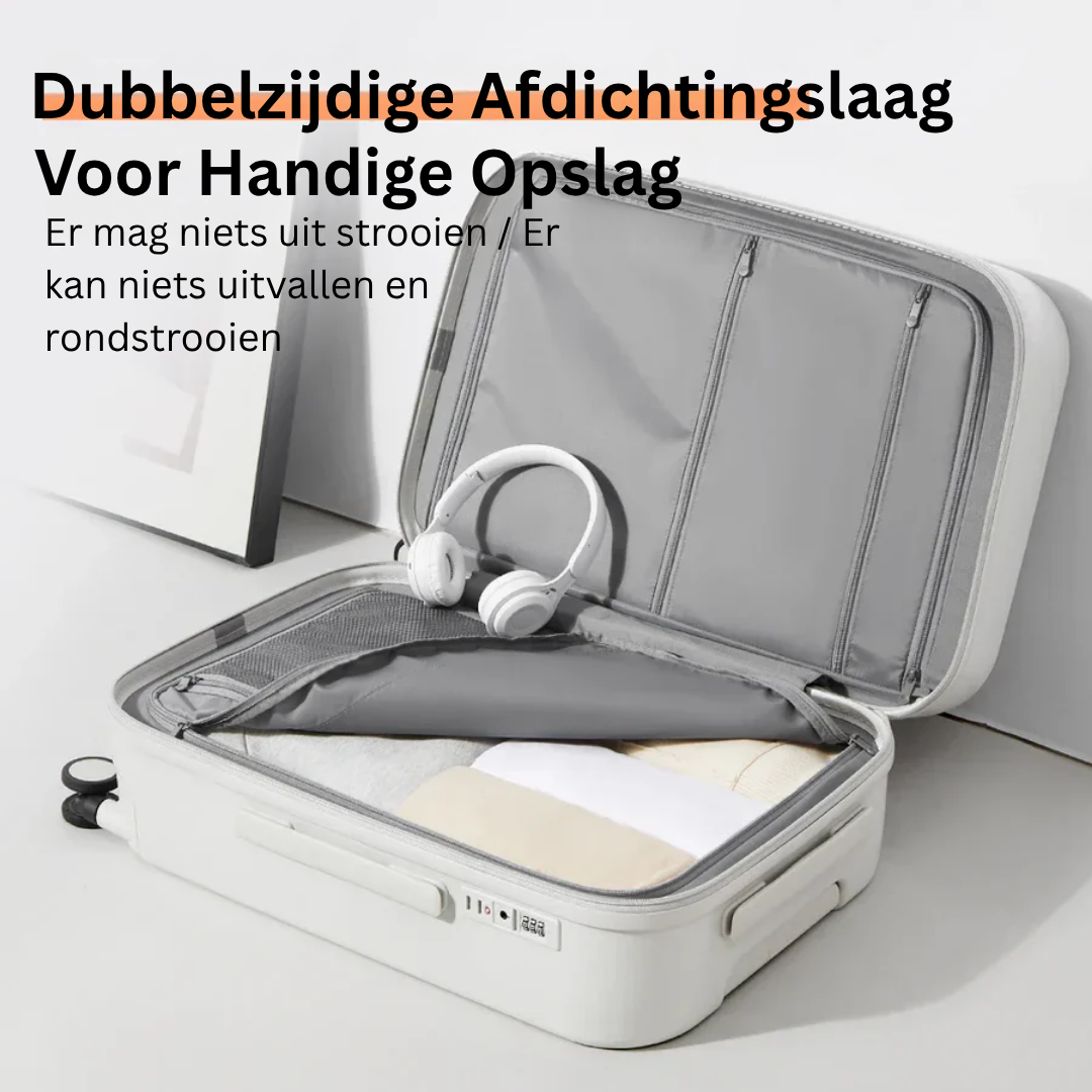 Hardshell Suitcase with Cup Holder