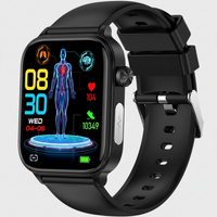 Health Smartwatch with SOS, Glucose and Heart Rate Monitor