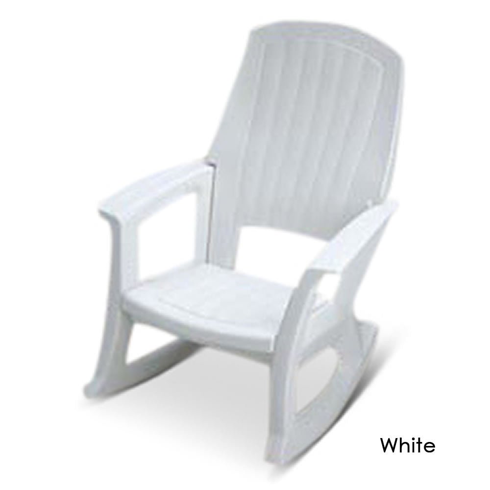 Heavy-Duty All-Weather Outdoor Resin Rocking Chair