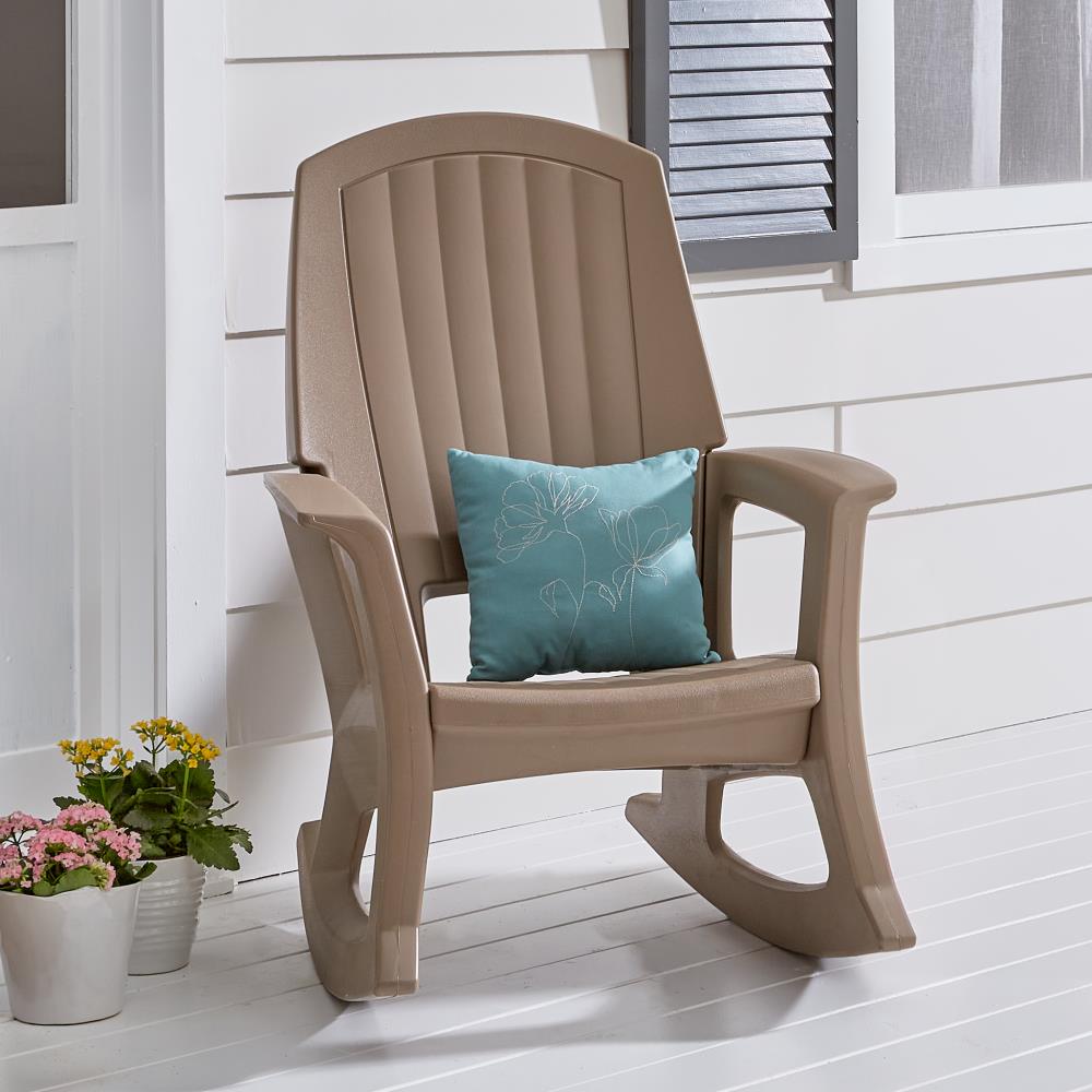 Heavy-Duty All-Weather Outdoor Resin Rocking Chair