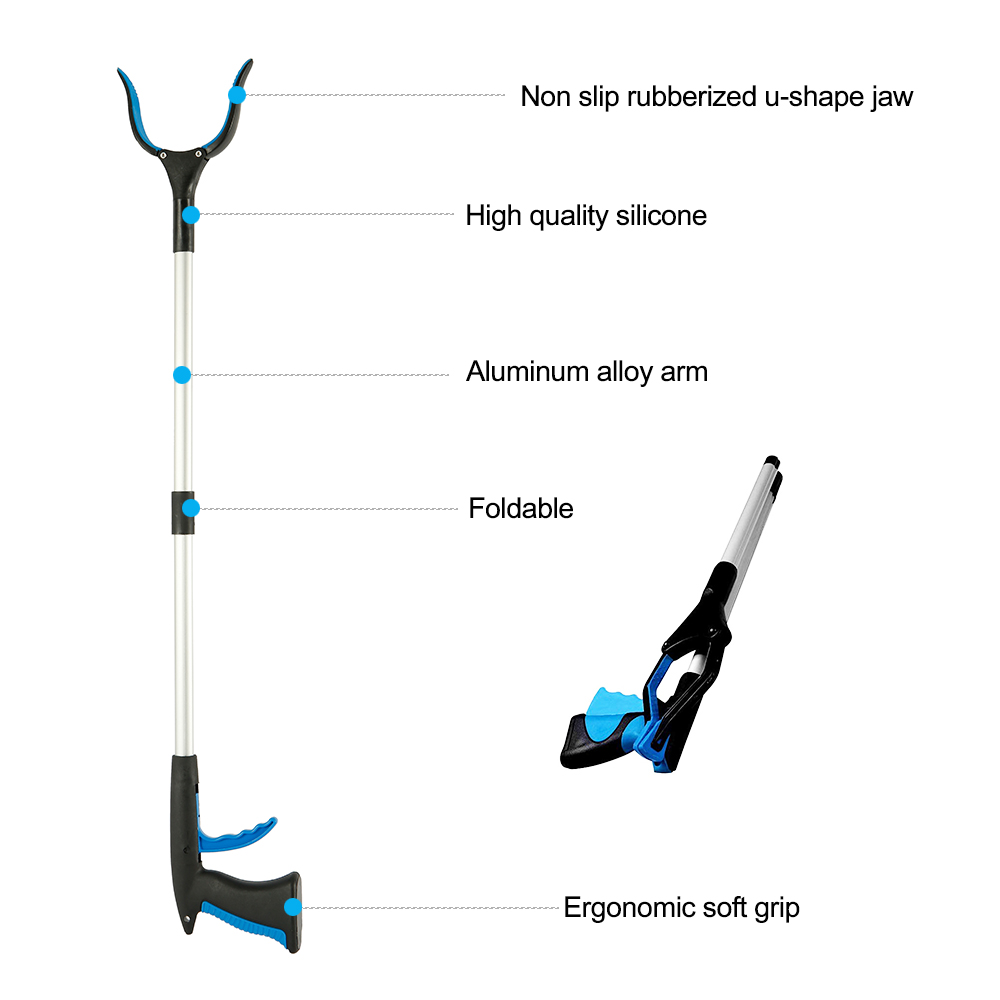 Heavy-Duty Grabber Reacher Tool: Portable, Rotating, Lightweight Solution for Hard-to-Reach Areas