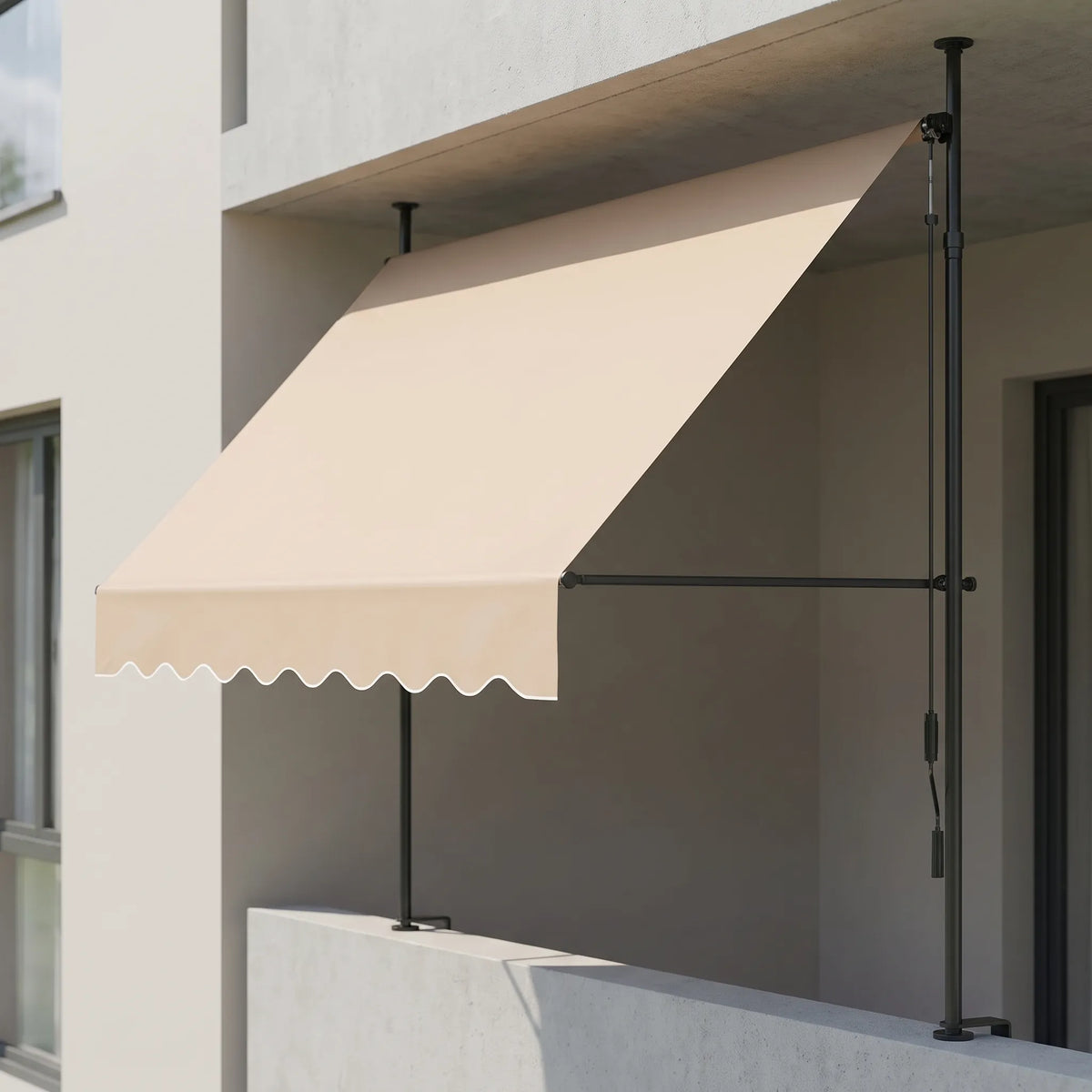Height-Adjustable Awning