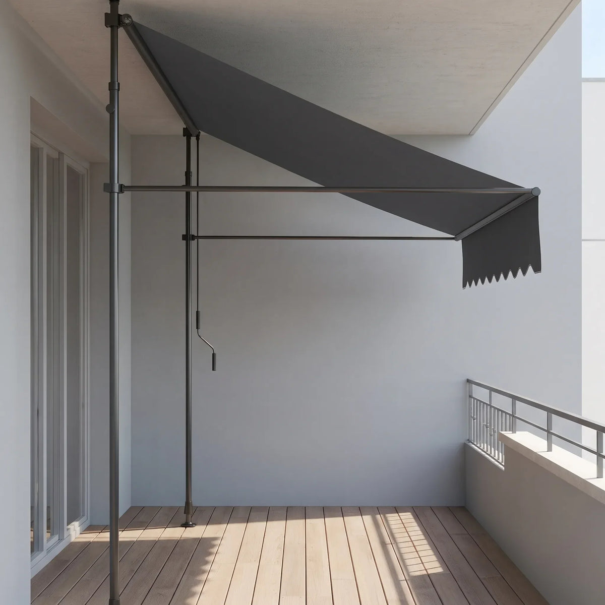 Height-Adjustable Awning