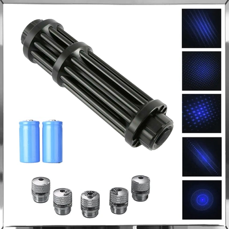 High-Performance Laser Flashlight with Adjustable Beam