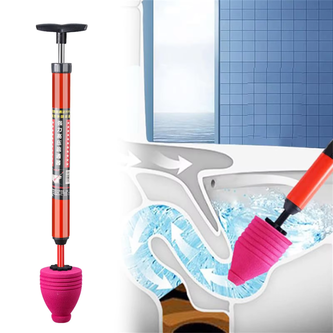 High-Pressure Quick and Effective Solution for Clogged Toilets and Other Pipes