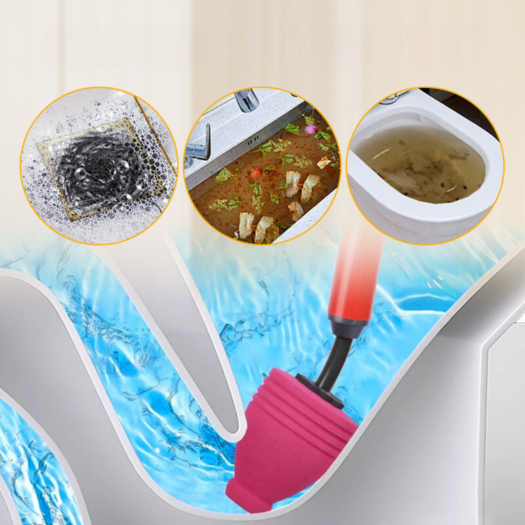 High-Pressure Quick and Effective Solution for Clogged Toilets and Other Pipes