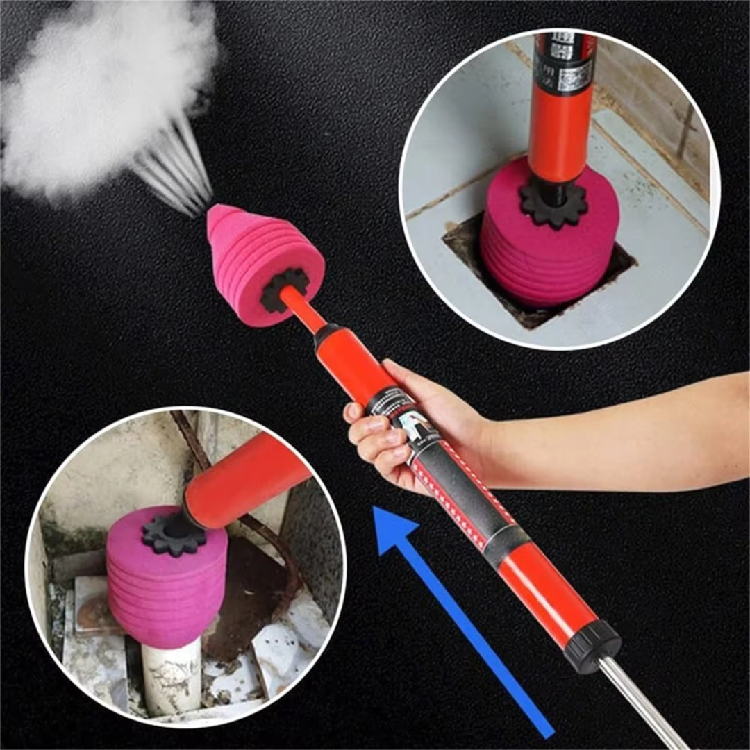 High-Pressure Quick and Effective Solution for Clogged Toilets and Other Pipes