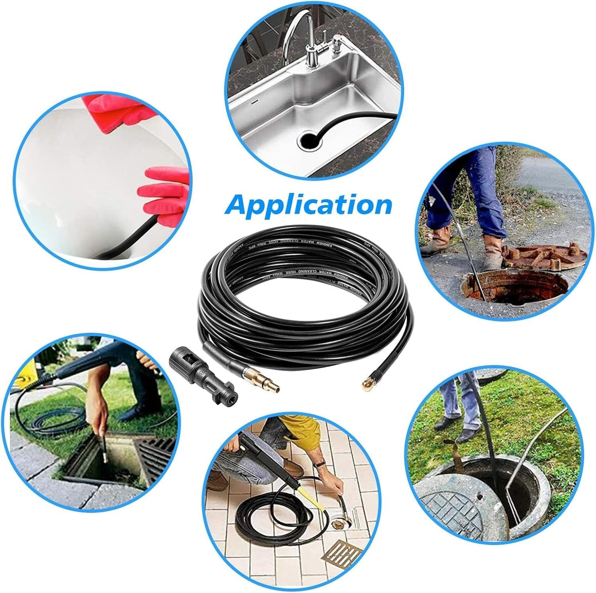 High-Pressure Washer Hose for Pressure Cleaners
