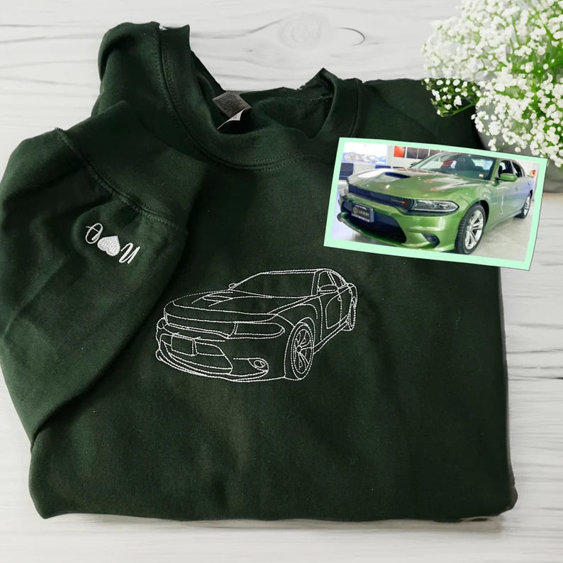 His Favorite Car, Stylishly Embroidered