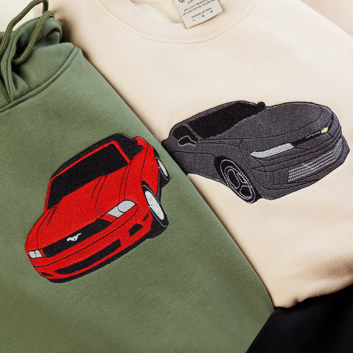 His Favorite Car, Stylishly Embroidered