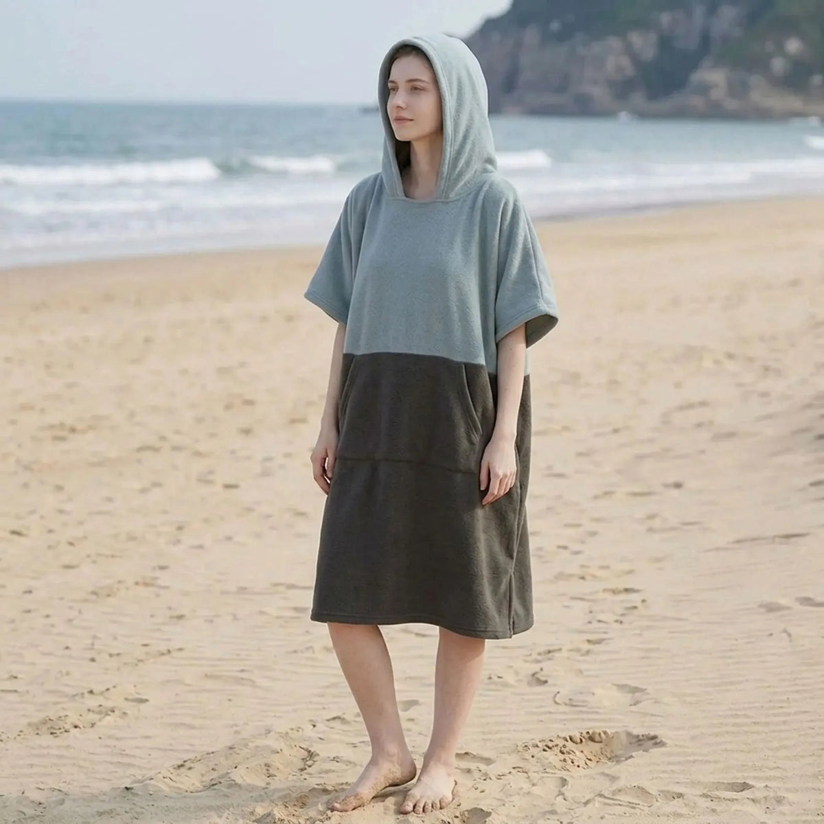 Hooded Towel Poncho - Solmarl