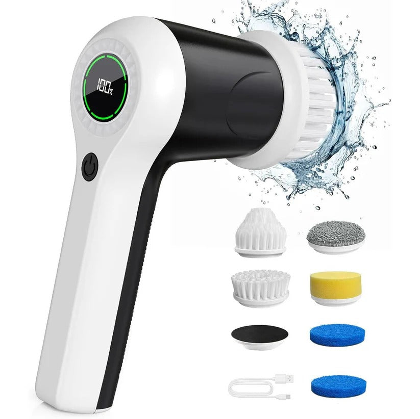 Household Cordless Electric Spin Scrubber for Deep Cleaning