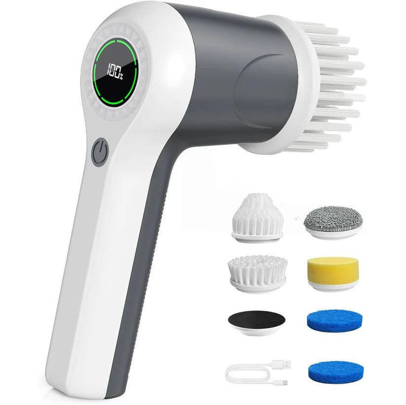 Household Cordless Electric Spin Scrubber for Deep Cleaning
