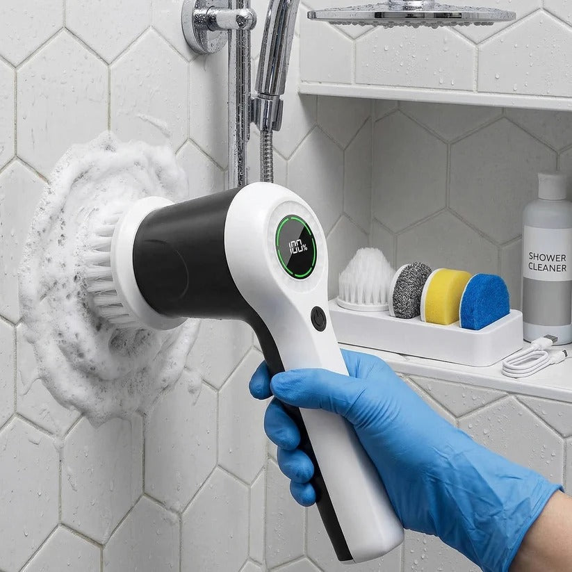 Household Cordless Electric Spin Scrubber for Deep Cleaning