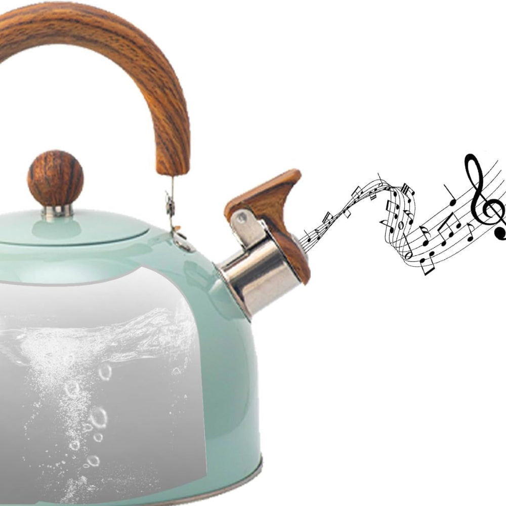 Induction-Compatible Stainless Steel Whistling Kettle